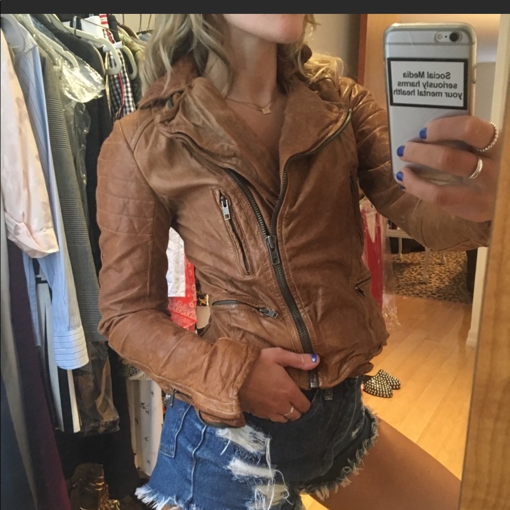 All Saints leather jacket